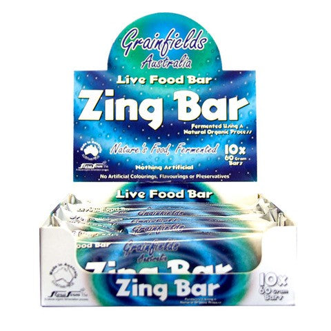 Zing Food Bars (Box of 10)