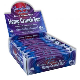 Hemp Crunch Bars (Box of 10)